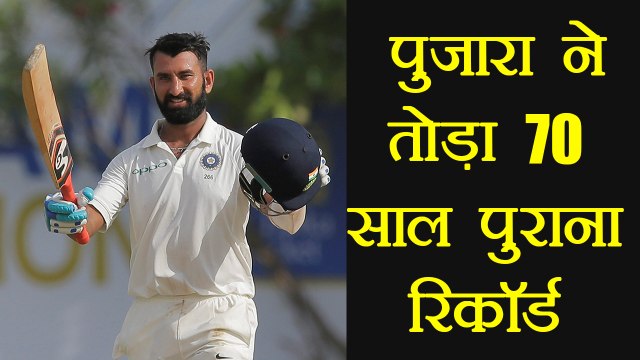 Cheteshwar Pujara breaks 70 years old record, hits 12th double century | वनइंडिया हिंदी