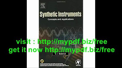 Synthetic Instruments Concepts and Applications