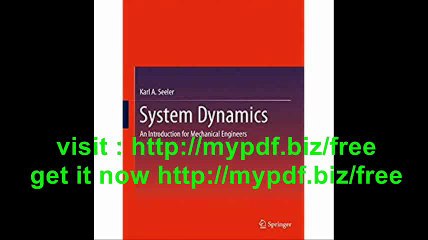 System Dynamics An Introduction for Mechanical Engineers