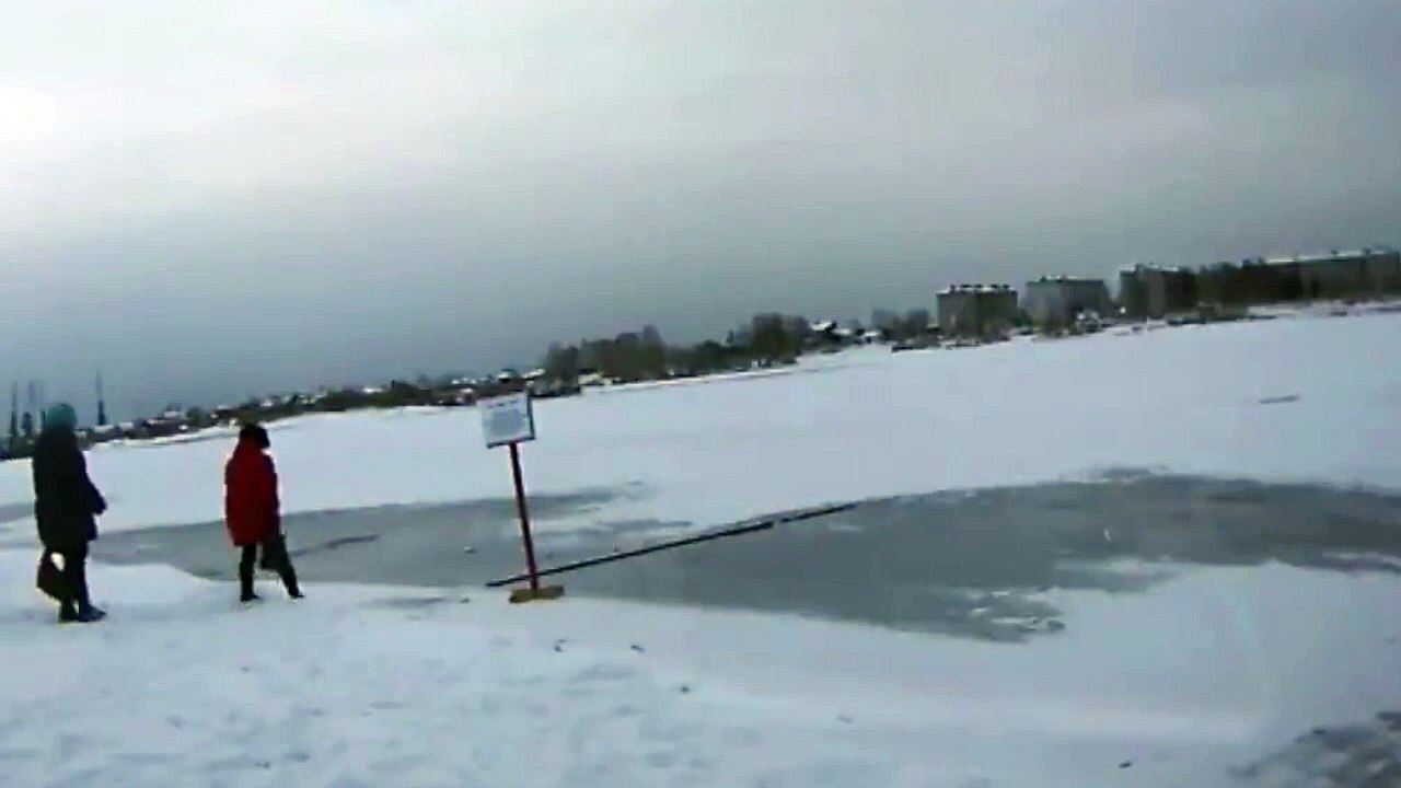 Woman Falls Through Ice And Is Rescued