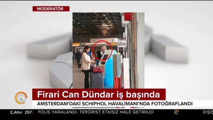 Firari Can Dündar iş başında