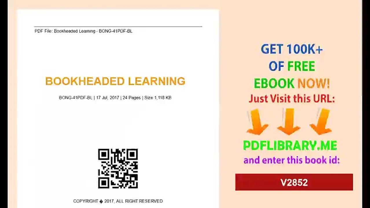 Bookheaded Learning