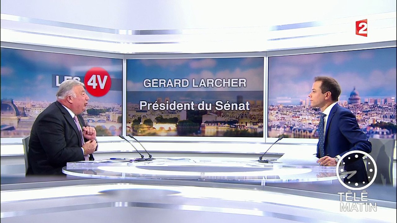 "A La République en marche, les bonnes vieilles techniques de désignation par le chef continuent", estime Gérard Larcher