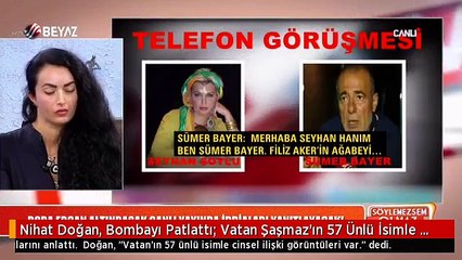 Nihat Doğan, Bombayı Patlattı: Vatan Şaşmaz'ın 57 Ünlü İsimle Cinsel İlişki Görüntüleri Varmış