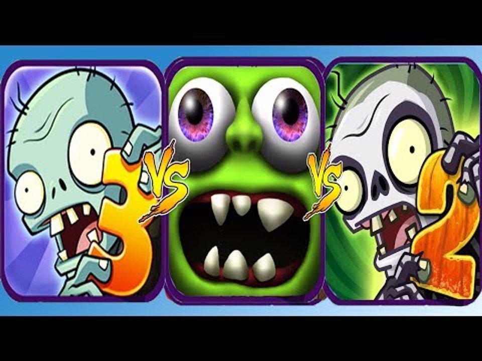 Plants vs Zombies 3 vs Plants vs Zombies 2 vs Zombie Tsunami
