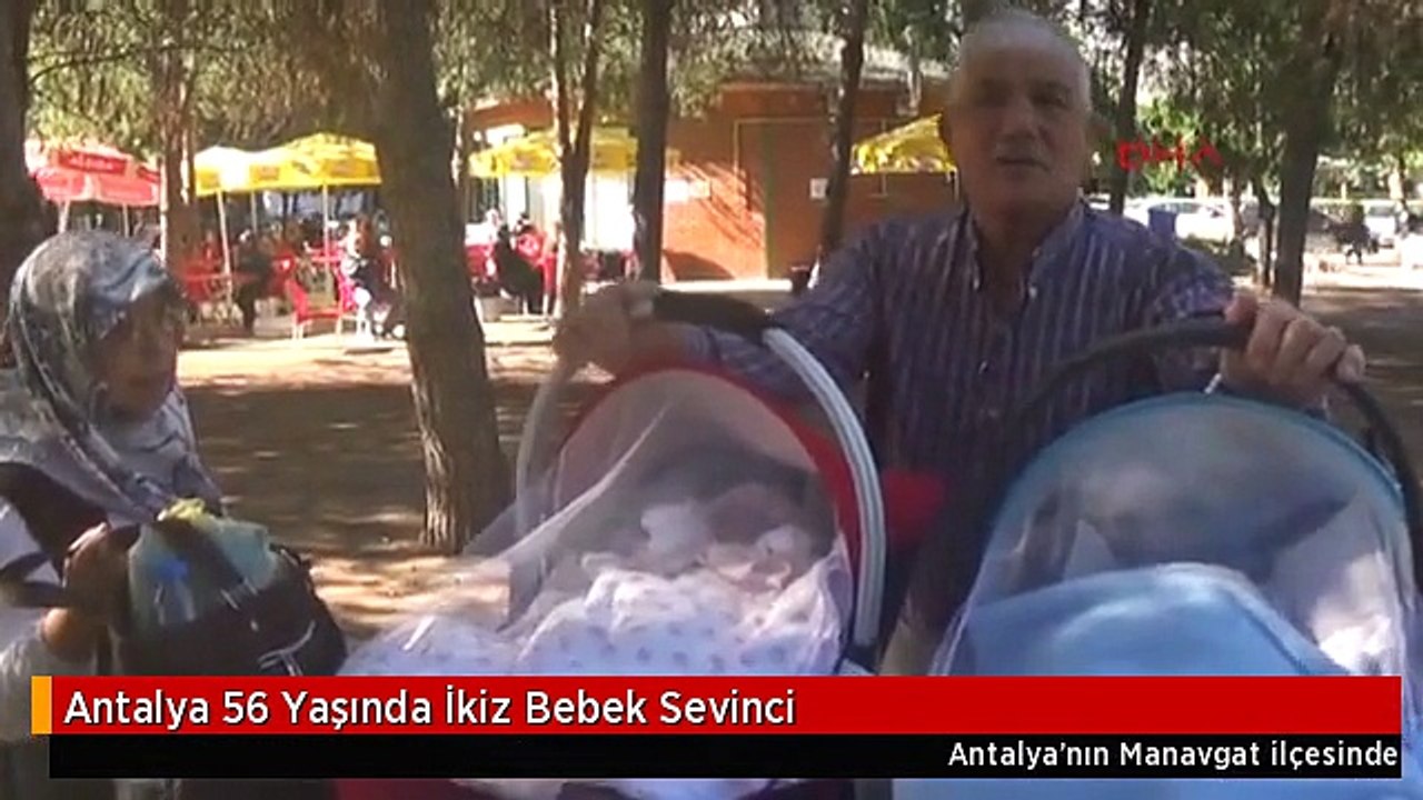 Antalya 56 Yaşında İkiz Bebek Sevinci