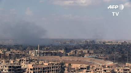 التلفزيون الرسمي السوري يعلن "تحرير" مدينة دير الزور بالكامل