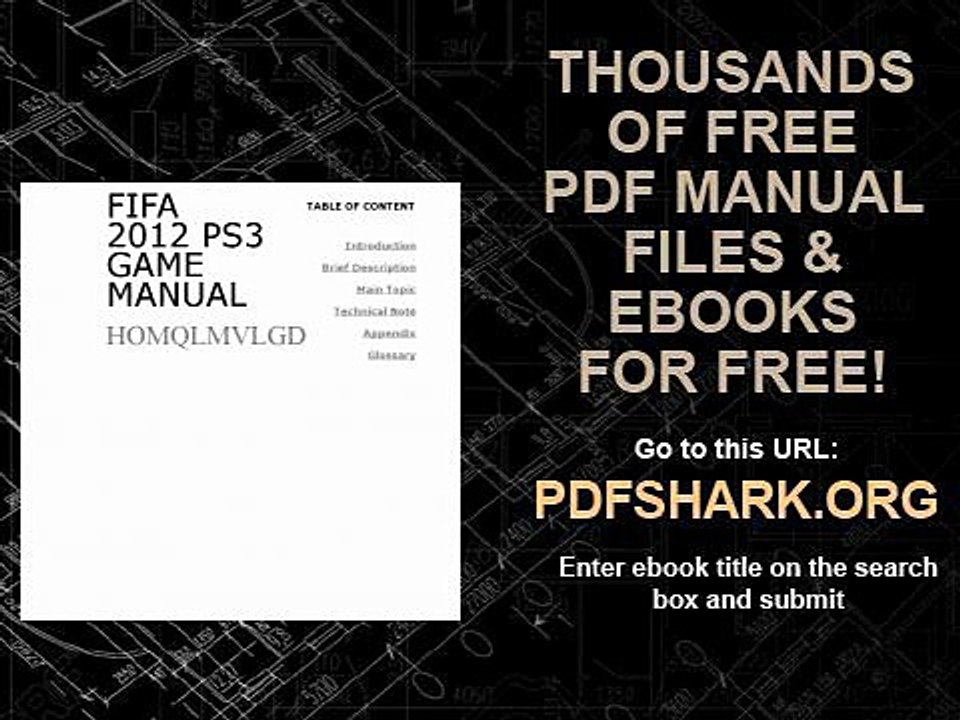 Fifa 2012 Ps3 Game Manual