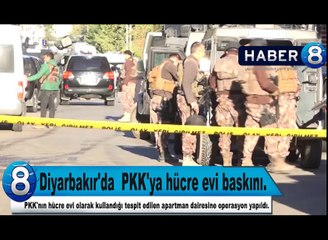 Diyarbakır'da Hücre evine baskın