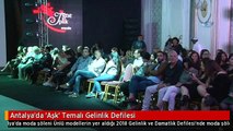 Antalya'da 'Aşk' Temalı Gelinlik Defilesi