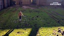 Rope Swing in Abandoned Warehouse!