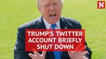 Donald Trump's Twitter account deactivated by employee on last day of work