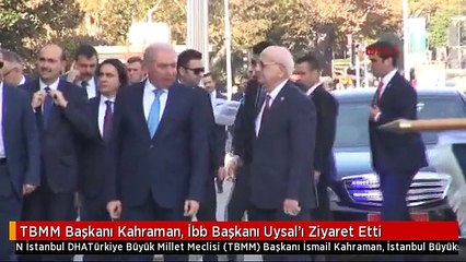 TBMM Başkanı Kahraman, İbb Başkanı Uysal'ı Ziyaret Etti
