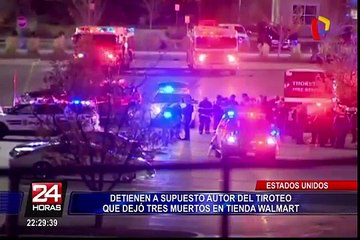 Estados Unidos: detienen a supuesto autor de tiroteo en tienda Walmart de Colorado