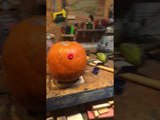 Extremely Cute Robot Pumpkin Breaks Its Neck