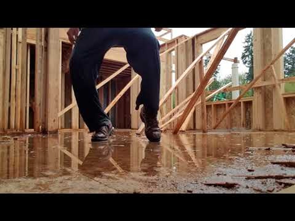 Framer Keeps Up Spirits by Dancing in the Rain