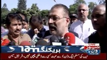 Sharjeel Memon addresses media in Karachi