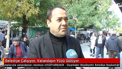 Belediye Çalışıyor, Vatandaşın Yüzü Gülüyor