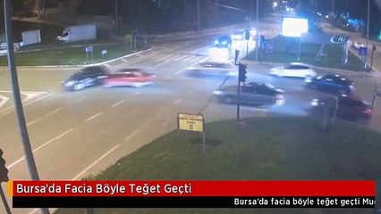 Bursa'da Facia Böyle Teğet Geçti