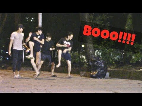 Bin Bag Prank Scares Pedestrians on Kuala Lumpur Streets