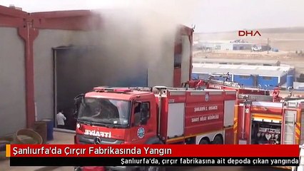 Şanlıurfa'da Çırçır Fabrikasında Yangın
