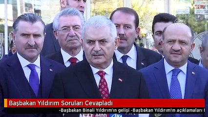 Başbakan Yıldırım Soruları Cevapladı