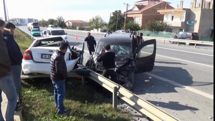 TEM Bağlantı Yolunda Feci Kaza