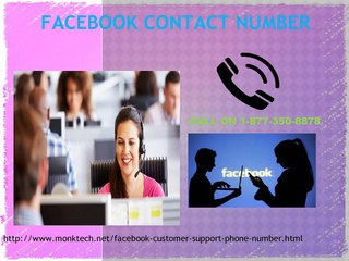 Is Facebook Contact Number  Accessible From Everyplace? 1-877-350-8878