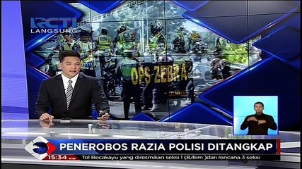 Pengemudi Terobos Operasi Zebra Ditangkap