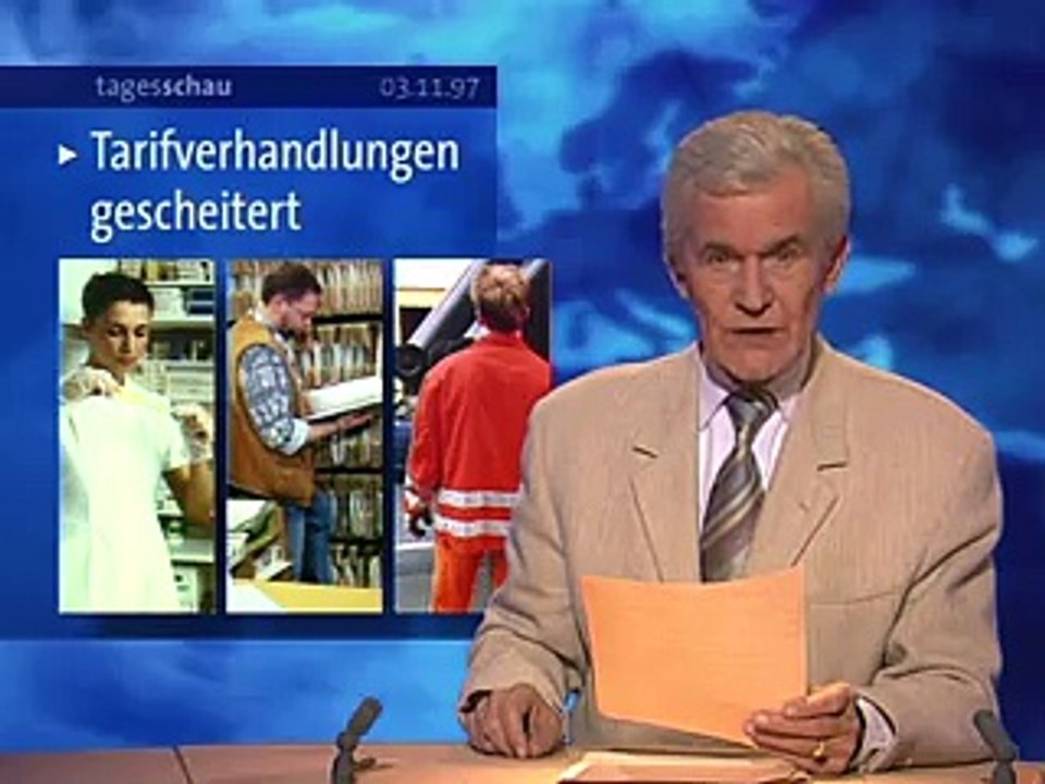 Tagesschau | 03. November 1997 20:00 Uhr (mit Wilhelm Wieben) | Das Erste