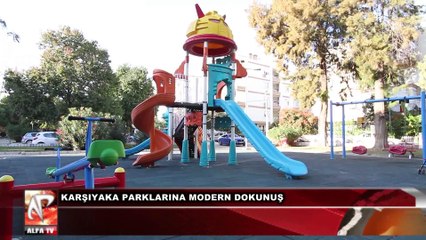 Karşıyaka Parklarına Modern Dokunuş
