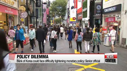 Bank of Korea could face difficulty tightening monetary policy: Senior official