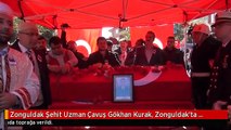 Zonguldak Şehit Uzman Çavuş Gökhan Kurak, Zonguldak'ta Toprağa Verildi