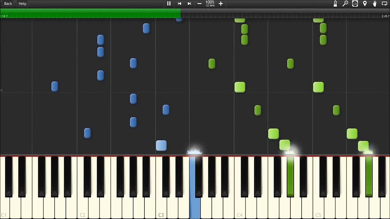 Axwell /\ Ingrosso More ThanYou Know Piano Tutorial Synthesia