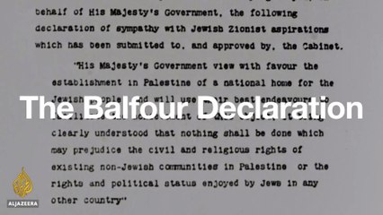 The Balfour Declaration explained