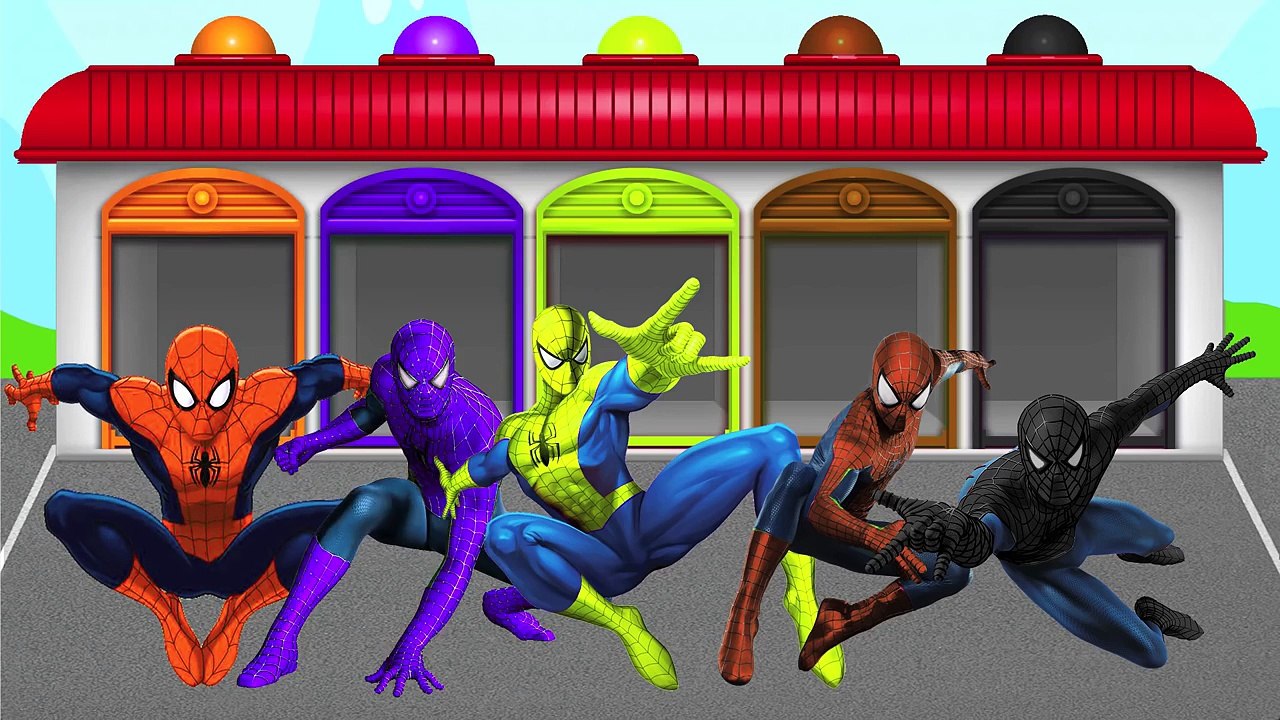 NEW COLORS SPIDERMAN! LEARN COLORS! Video for kids and toddlers ...