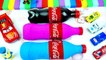Learn Colors Coca Cola VS Clay Slime Bad Baby Peppa Pig Nursery Rhymes Songs For Children