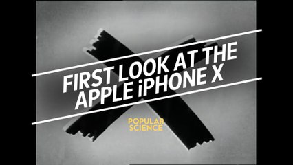 First look at the Apple iPhone X