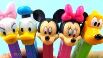 Finger Family Song Learn Colors Disney Mickey Mouse Clubhouse Pez Dispensers Finger Nursery Rhymes