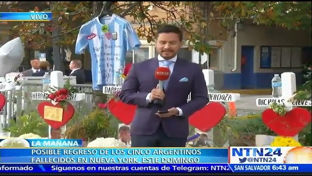 Familiares de los cinco argentinos fallecidos en el arrollamiento de Nueva York llegan a la ciudad para la repatriación