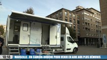 À Marseille, un camion-douche pour venir en aide aux personnes en difficultés