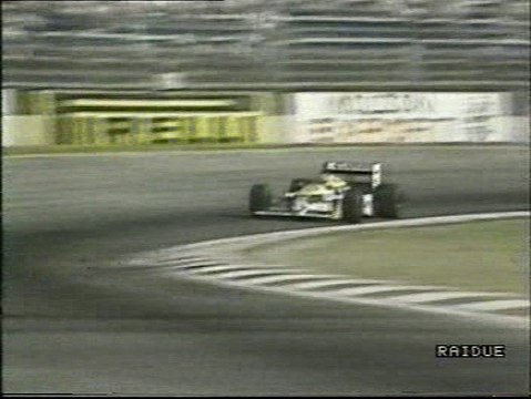 Gran Premio del Messico 1987: Ritiri di Caffi ed A. Senna