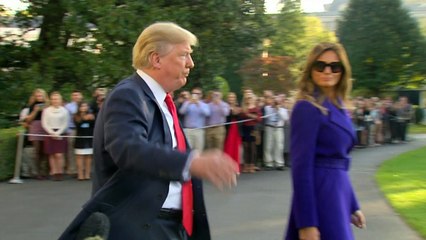 Un Trump debilitado parte para trascendente gira por Asia