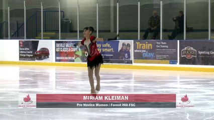 2018 Skate Ontario Sectional Qualifying - Pre Novice Women Free Program - Group 1 & 2