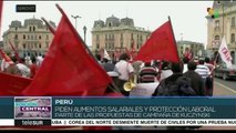 Perú: trabajadores estatales cumplen 15 días en huelga