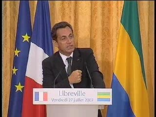 Discours de Libreville (Gabon) - Sarkozy