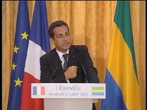 Discours de Libreville (Gabon) - Sarkozy