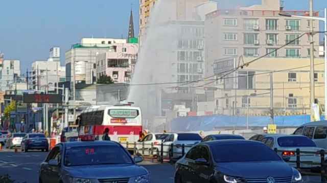 공사현장 상수도관 파손...부산 일부지역 단수 / YTN