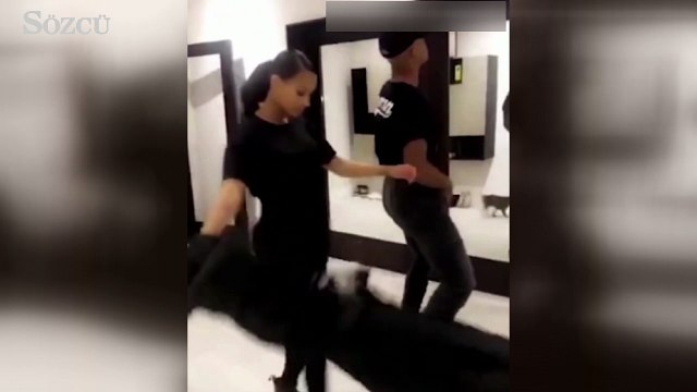 Sakat' Lemina'nın, Balotelli'nin eski nişanlısı Fanny Neguesha ile samimi dansı olay yarattı