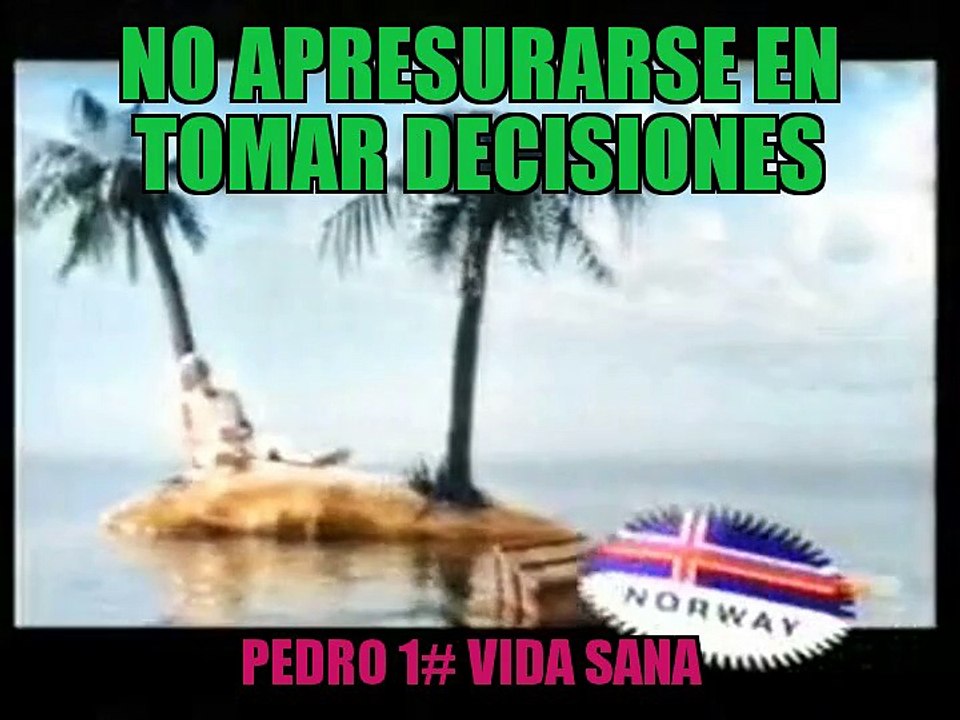 No te apresures a tomar decisiones